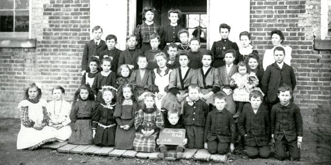 Students of S.S. No. 5 Markham 1906