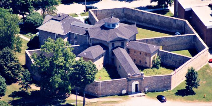 Huron Historic Gaol Aerial View
