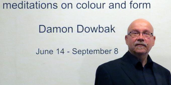 Damon Dowbak: meditations on colour and form