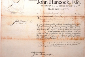 Original John Hancock signature