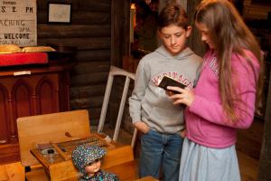 Inside the Schoolhouse at the Cloyne Pioneer Museum