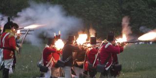 Re-enactment of the Battle of Stoney Creek, War of 1812 Bicentennial, Signature Event, City of Hamilton, Living History