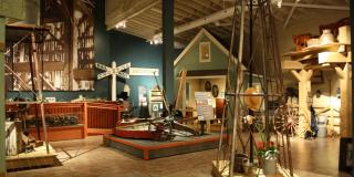 Main gallery showing artifacts from the past 150 years of Waterford's history