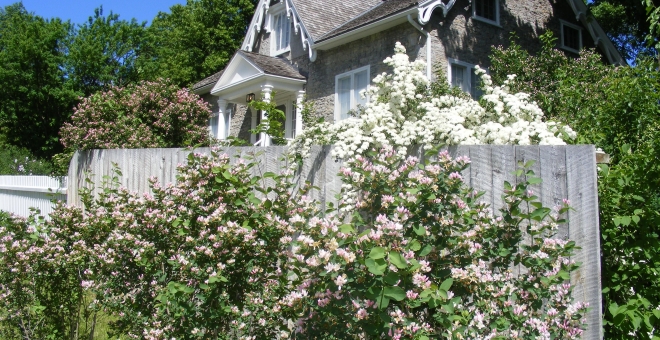 Hutchison House Museum in Spring
