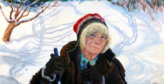 Ruth Tye McKenzie, Me, acrylic on canvas, 61 x 91 cm