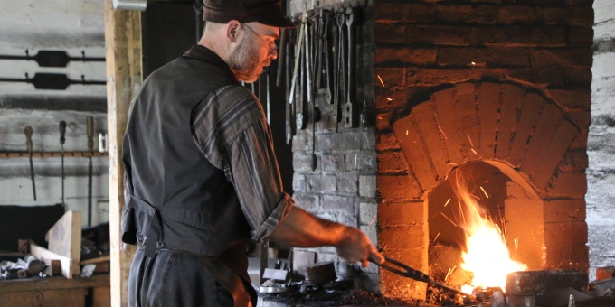 Blacksmith at Upper Canada Village