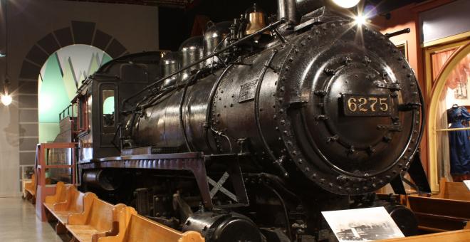 Train Engine 6275 at the Huron County Museum